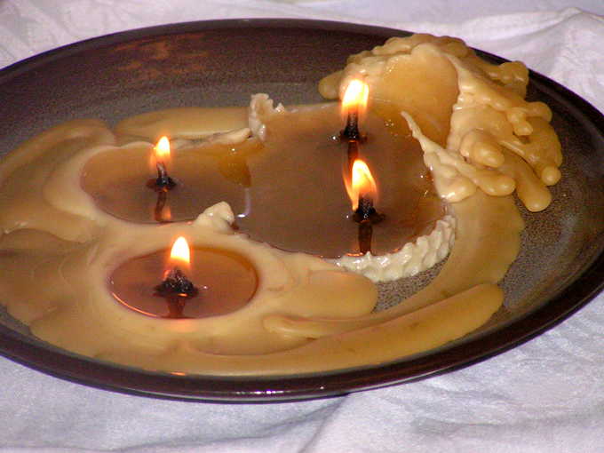 hořící svíčky